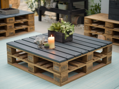 DIY : fabriquer une table basse design avec des palettes