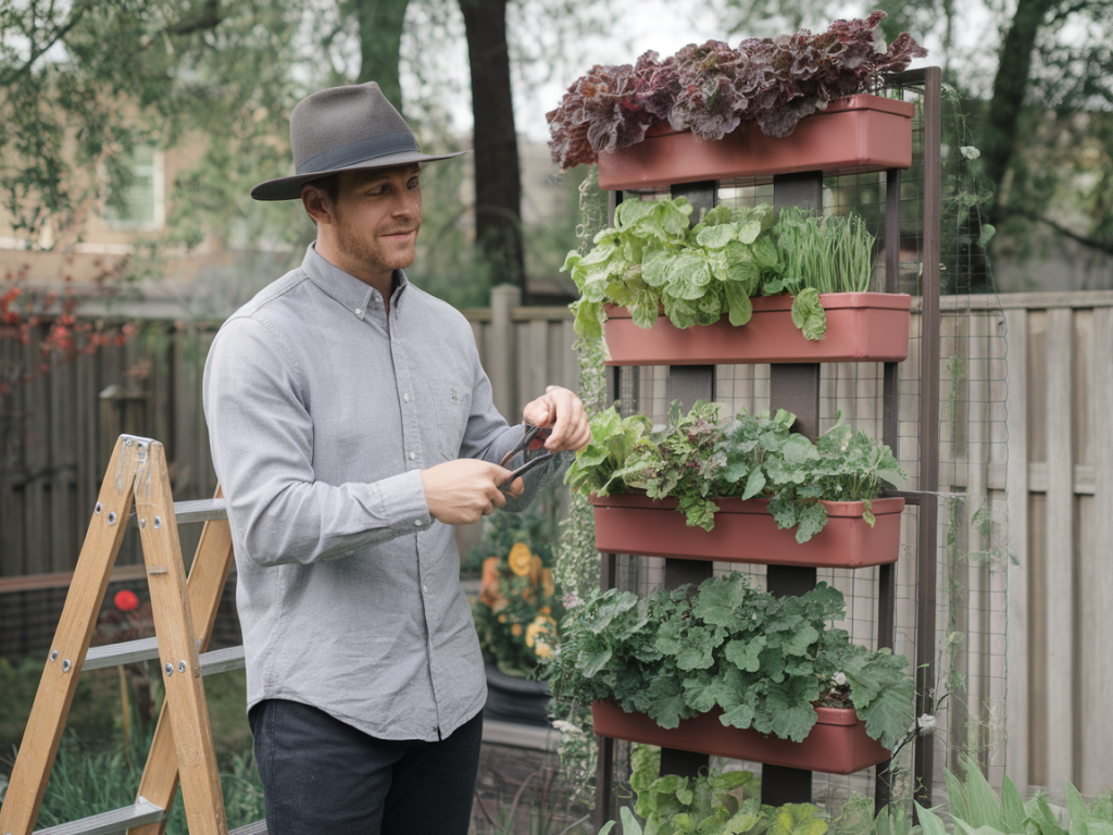 Comment réussir un potager vertical chez soi avec les supports modulables Elho